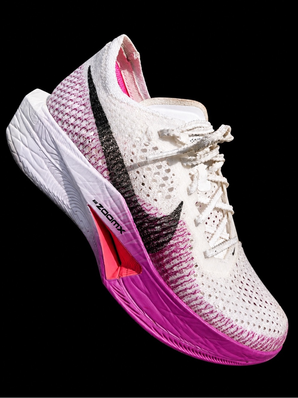 Nike Vaporfly 3 Women’s Road Running Racing Shoes White Vivid Purple Size 7